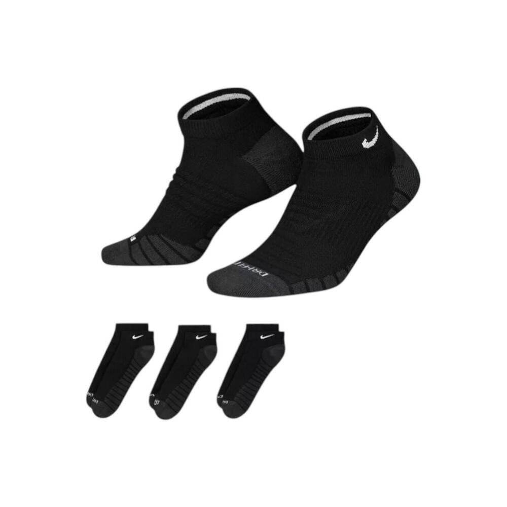 Nike Women's 2-Pack Everyday Max Cushioned Training No-Show Socks Blk